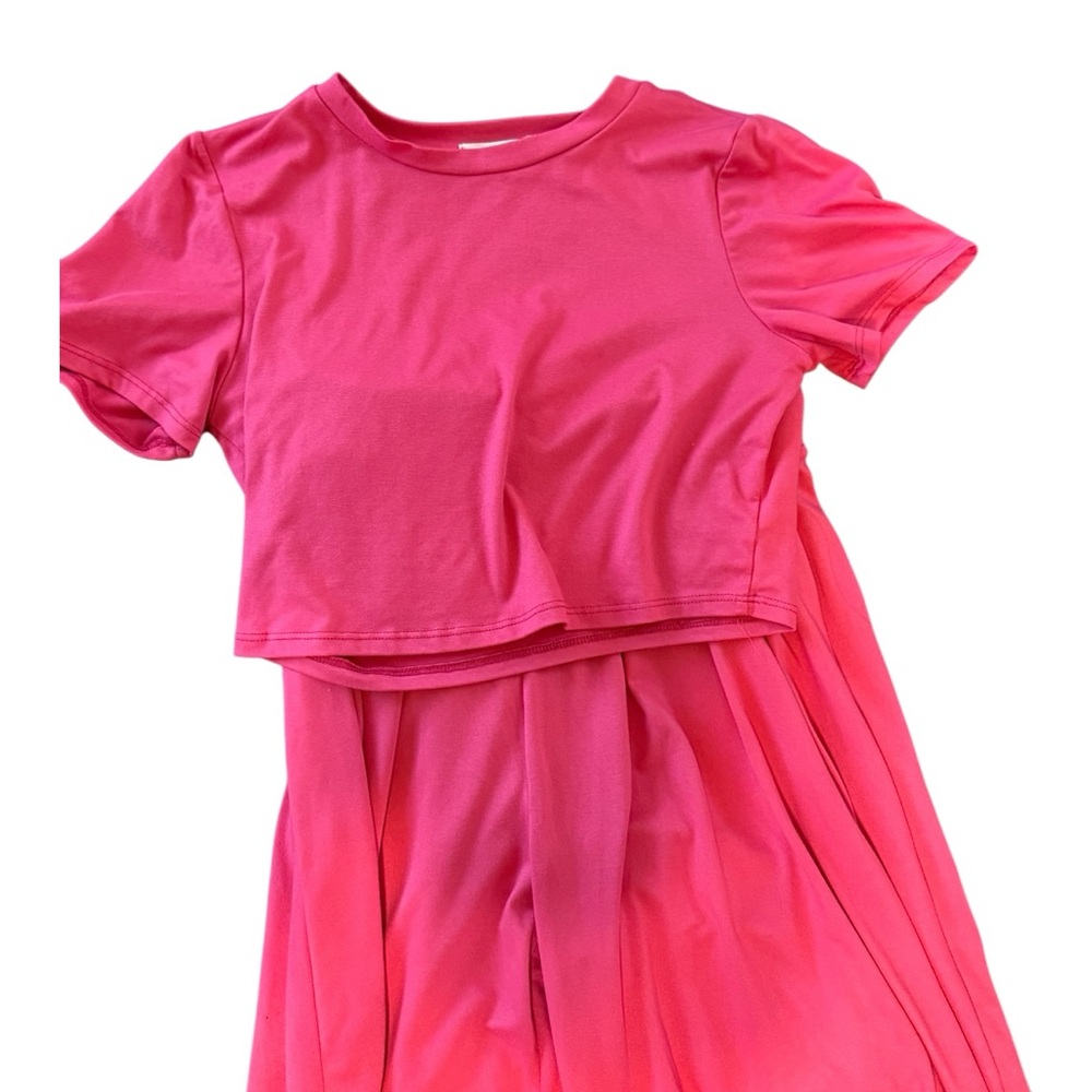 WinWin Hot Pink Two-Piece Pantsuit